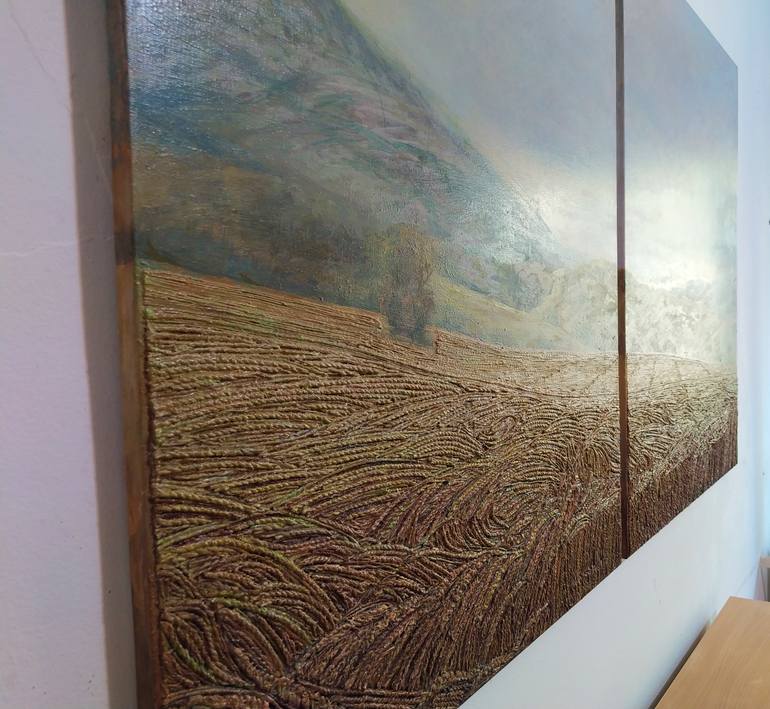 Original Color Field Painting Landscape Painting by Aleksandra ĆAldović