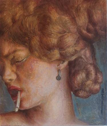 Original Abstract Expressionism Women Paintings by Aleksandra Ćaldović