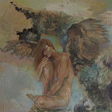 Original Abstract Expressionism Classical mythology Paintings by Aleksandra Ćaldović