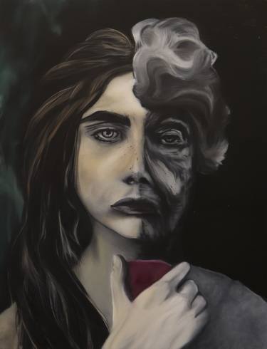 Original Surrealism Mortality Paintings by Steven Curtis