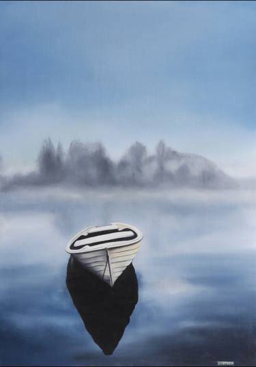 Original Boat Paintings by Steven Curtis