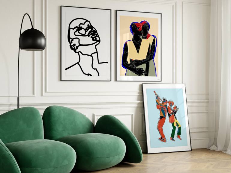 Original Contemporary People Digital by Steve Kalinda