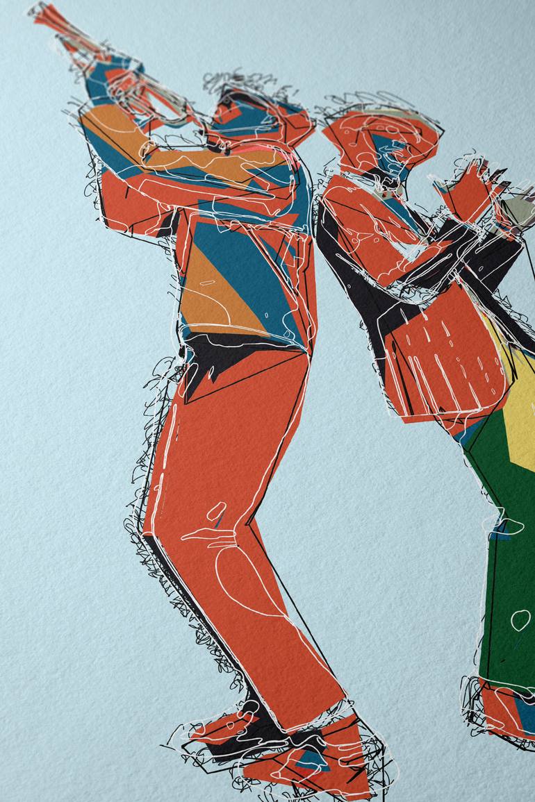 Original Contemporary People Digital by Steve Kalinda