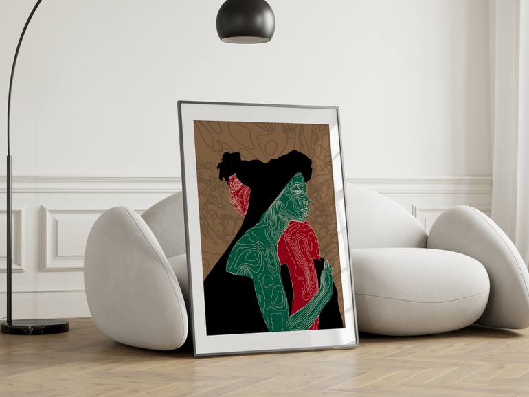 Original Contemporary People Digital by Steve Kalinda