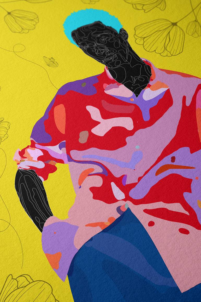 Original Contemporary People Digital by Steve Kalinda