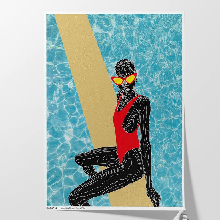 Original Contemporary People Digital by Steve Kalinda