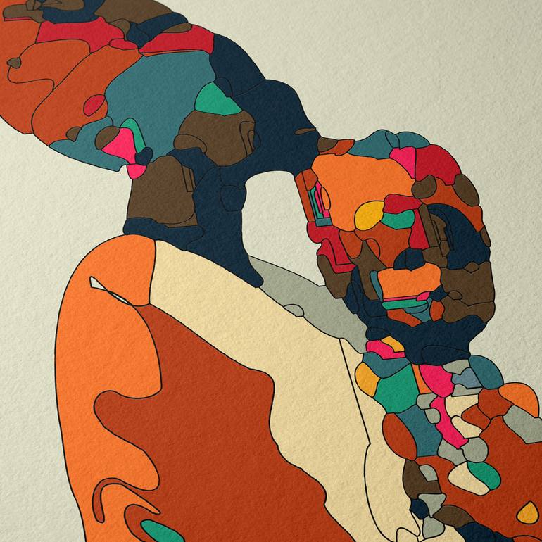 Original Contemporary People Digital by Steve Kalinda