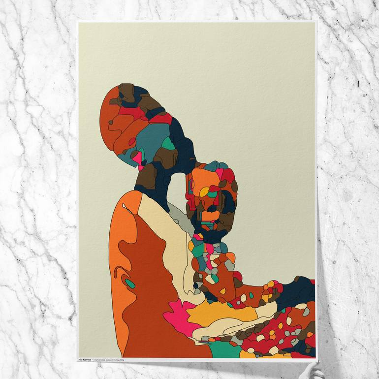 Original Contemporary People Digital by Steve Kalinda