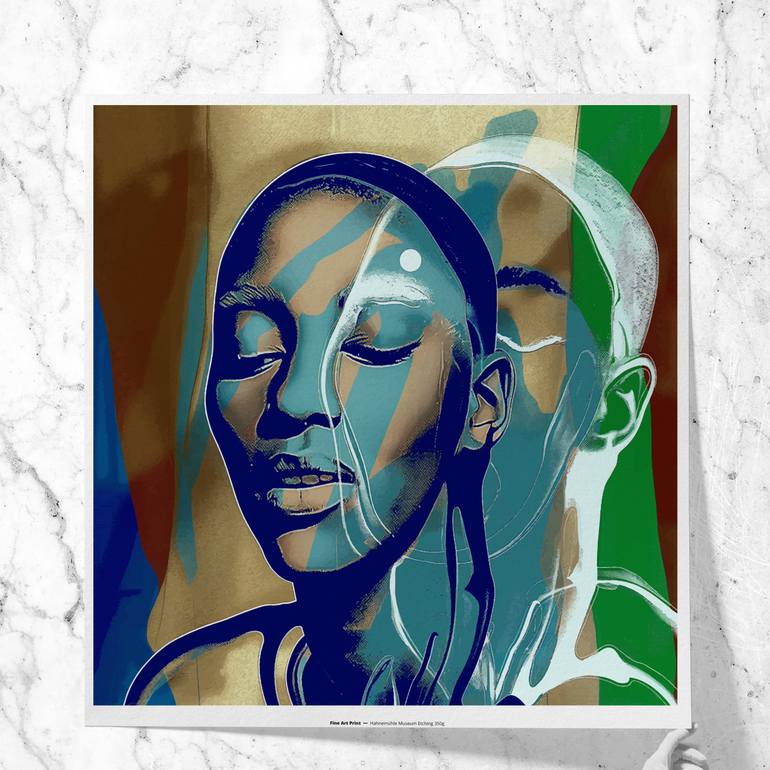 Original Contemporary People Digital by Steve Kalinda