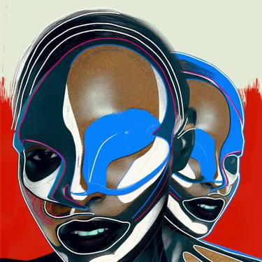 Original Contemporary People Digital by Steve Kalinda