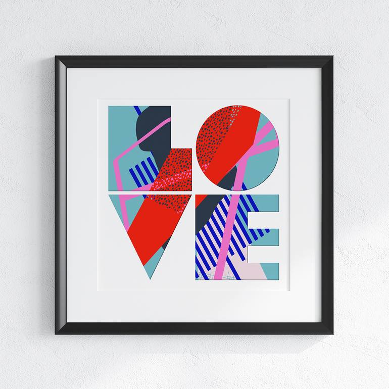 Original Contemporary Typography Digital by Steve Kalinda