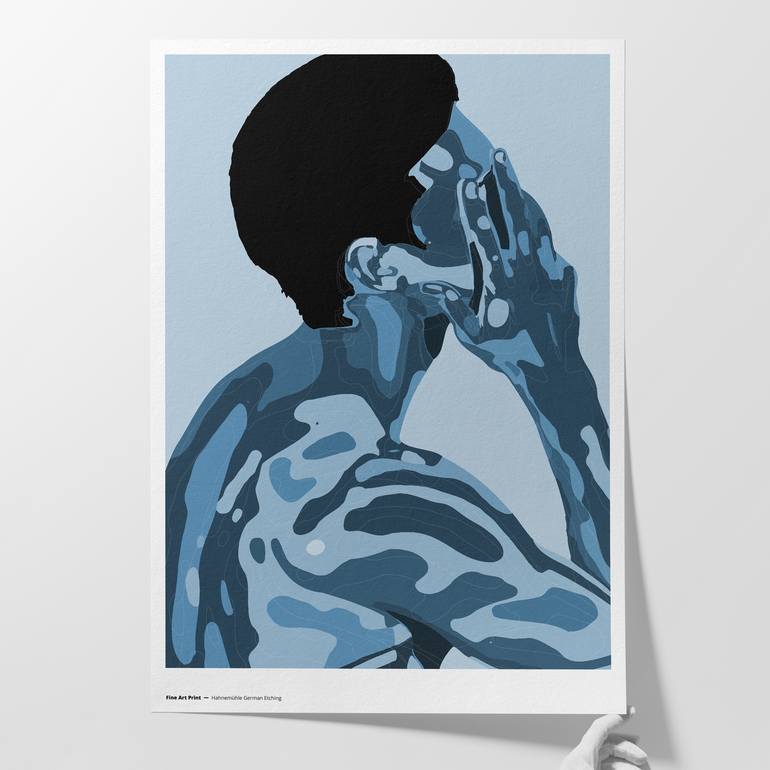Original Figurative Men Digital by Steve Kalinda