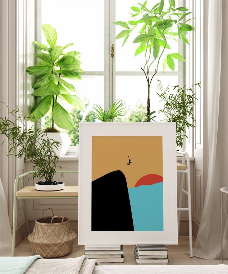 Original Conceptual Geometric Digital by Steve Kalinda