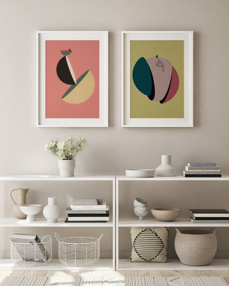 Original Conceptual Geometric Digital by Steve Kalinda