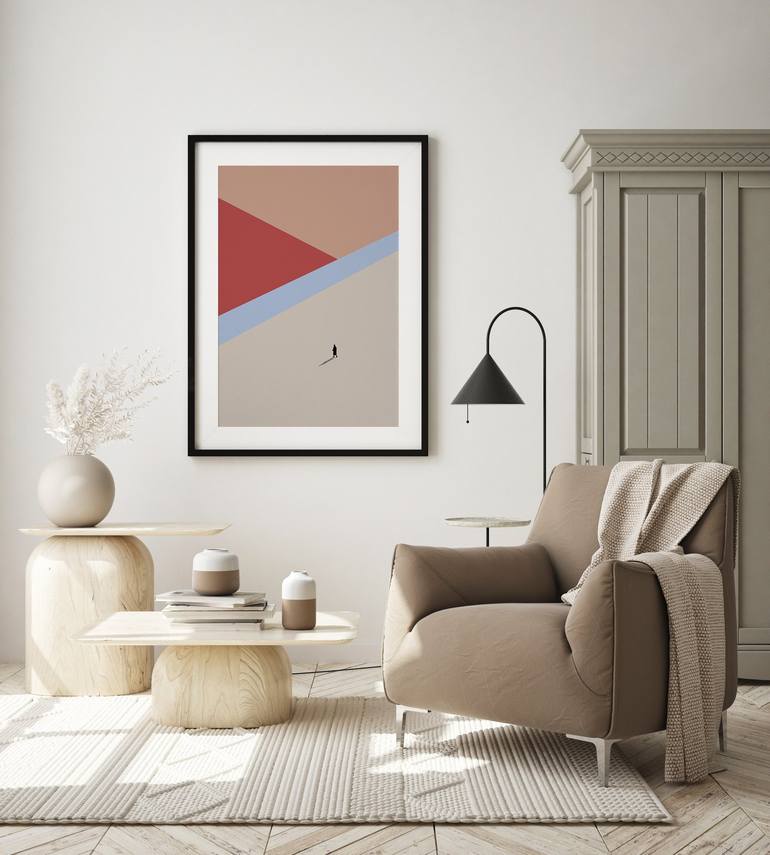 Original Illustration Geometric Digital by Steve Kalinda