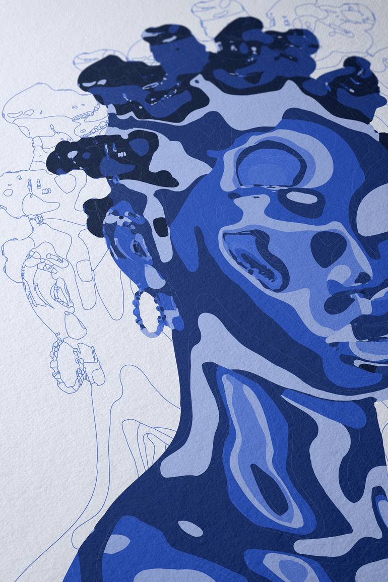 Original Figurative Women Digital by Steve Kalinda