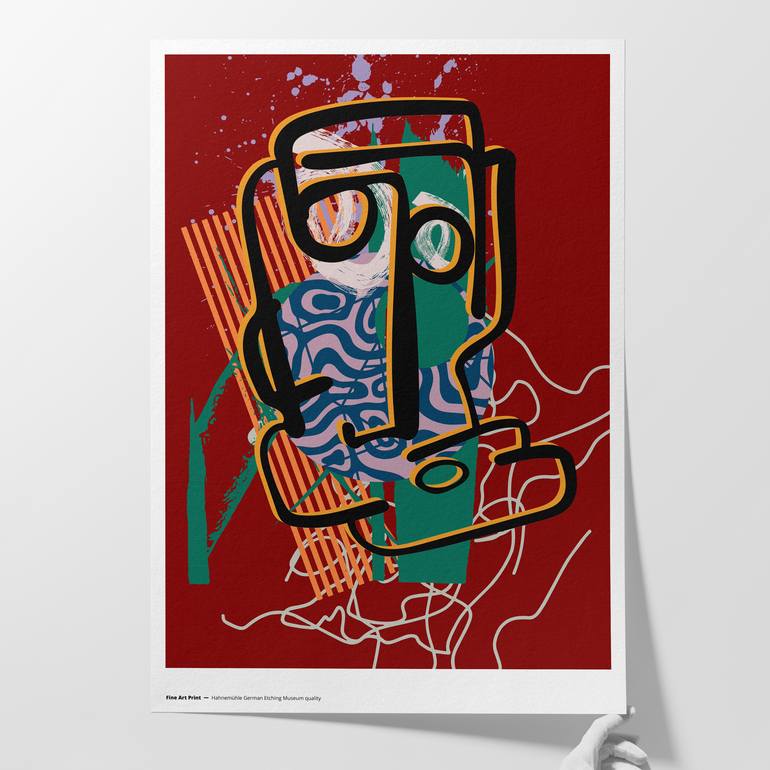 Original Abstract Digital by Steve Kalinda