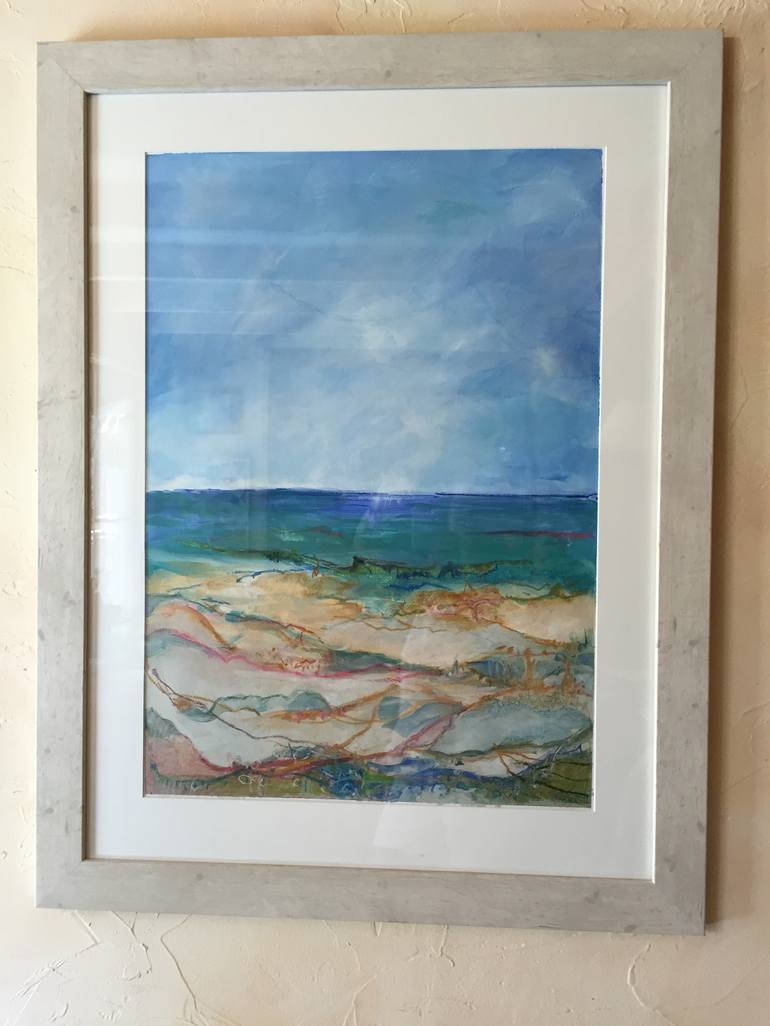 Original Fine Art Seascape Painting by Nancy Hamlin-Vogler