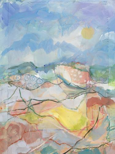 Print of Abstract Beach Paintings by Nancy Hamlin-Vogler