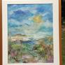showing framed/matted art (with plexiglas)