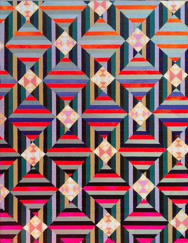 Print of Abstract Patterns Paintings by Lance Turner