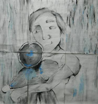 Original Figurative Children Drawings by Stefany Ojeda