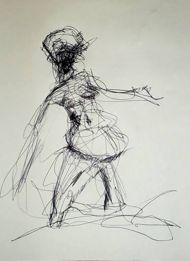 Original Expressionism Mortality Drawings by Daniel Artesero