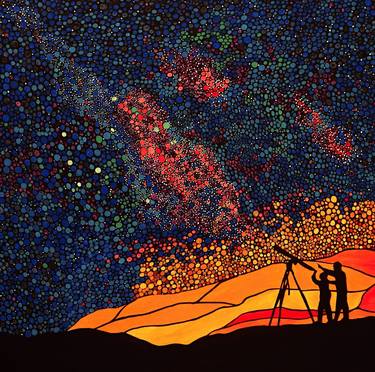 Print of Outer Space Paintings by Rachel Olynuk