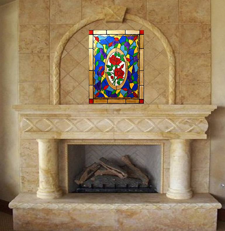 Original Abstract Expressionism Floral Painting by Rachel Olynuk