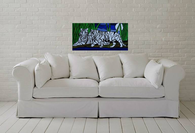 Original Modernism Animal Painting by Rachel Olynuk