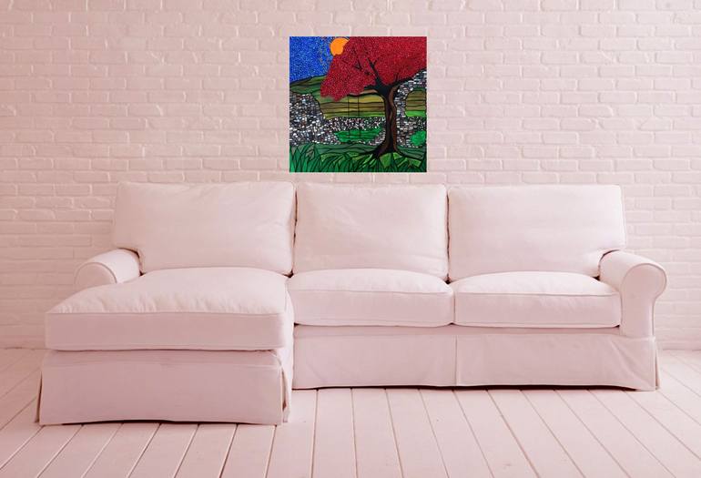 Original Expressionism Landscape Painting by Rachel Olynuk