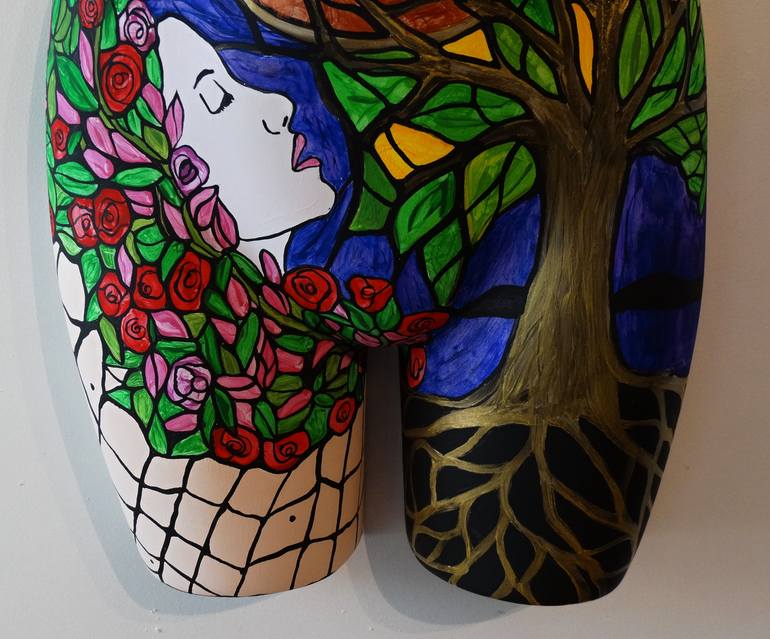Original Expressionism Women Sculpture by Rachel Olynuk
