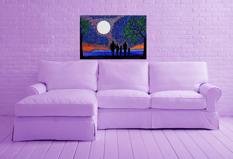 Original Family Painting by Rachel Olynuk