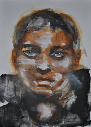 Print of Expressionism Portrait Paintings by Joshua Evans-Hooper