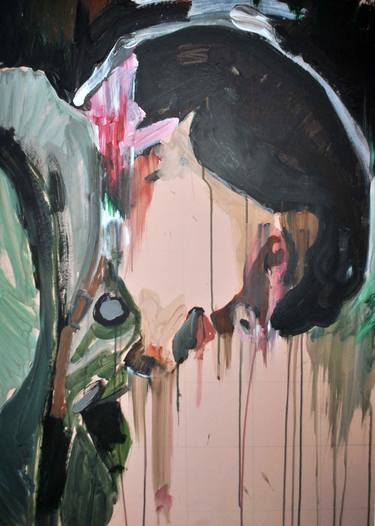 Print of Abstract Expressionism Portrait Paintings by Joshua Evans-Hooper