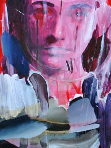 Print of Abstract Portrait Paintings by Joshua Evans-Hooper