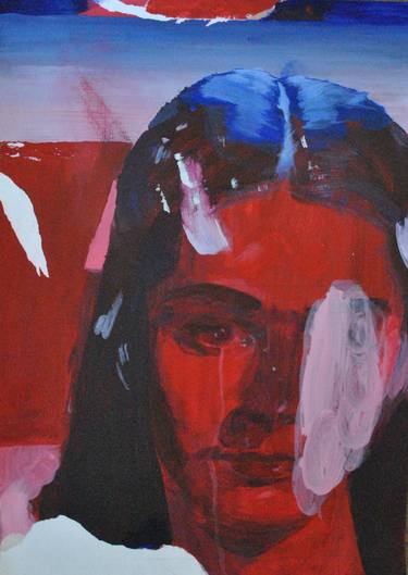 Print of Abstract Portrait Paintings by Joshua Evans-Hooper