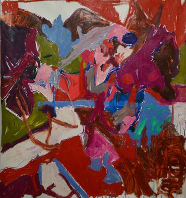 Saatchi Art Artist Ethan Kolwaite; Painting, “Red Body Field” #art