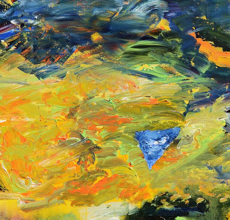 Original Abstract Expressionism Abstract Painting by Vinay Sane