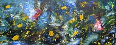 Original Abstract Expressionism Abstract Painting by Vinay Sane