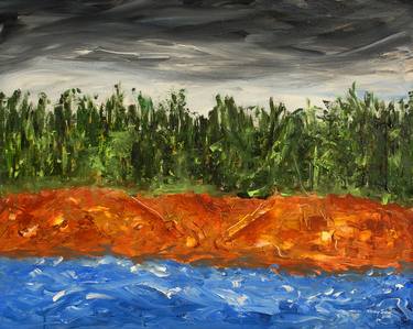 Original Expressionism Landscape Paintings by Vinay Sane