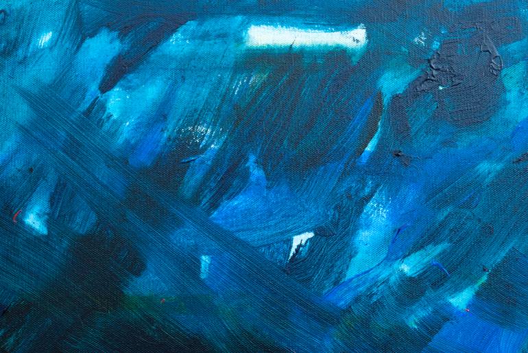 Original Abstract Expressionism Abstract Painting by Vinay Sane