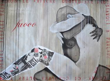 HIC ET NUNC Painting by Valentina Azzini