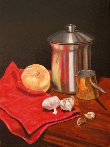 Original Realism Food & Drink Paintings by Mircea Jumatate