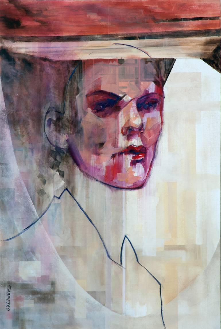 Original Portraiture People Painting by Stefano Sampietro