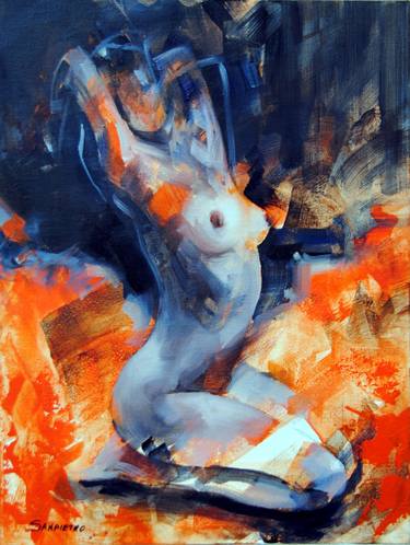 Print of Nude Paintings by Stefano Sampietro