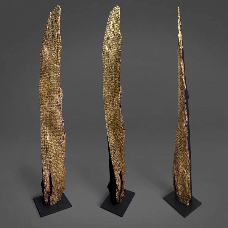 Original Abstract Religion Sculpture by Zoli Herczeg