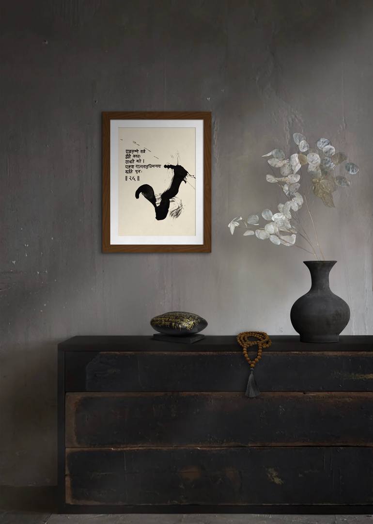 Original Minimalism Abstract Drawing by Zoli Herczeg