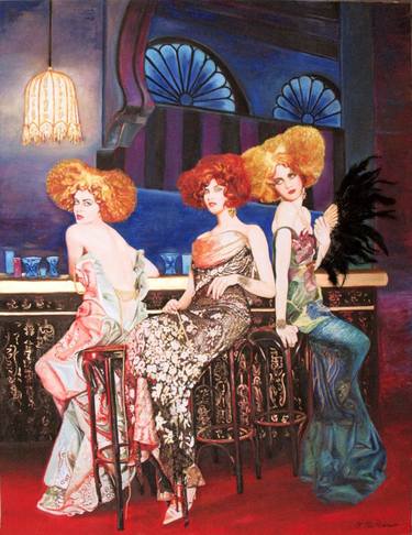 Print of Art Deco Fashion Paintings by Floria OTIS-ROSIMIRO