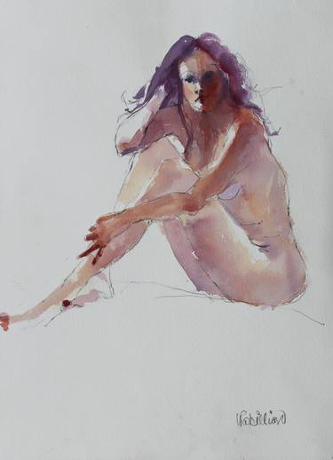 Print of Figurative Nude Paintings by Veronica Robilliard